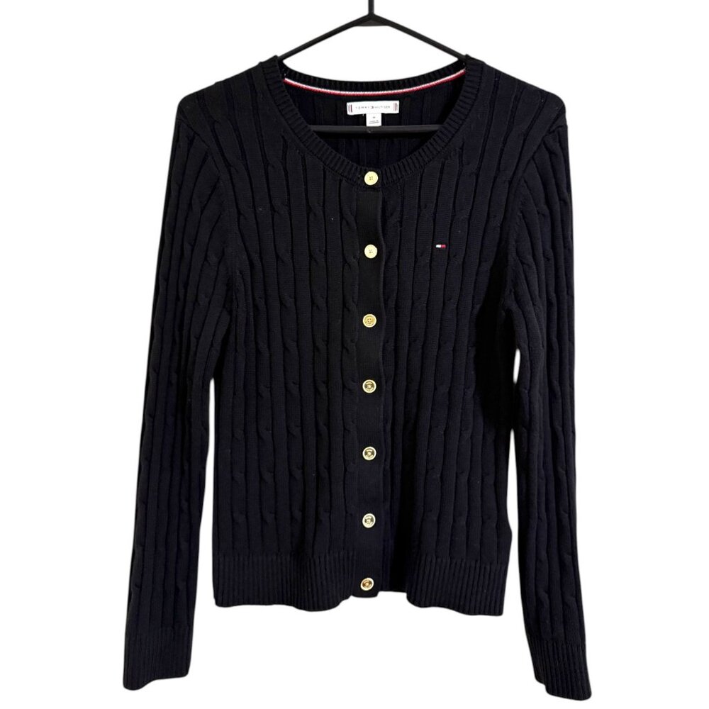 NWOT Tommy Hilfiger Cable Knit Cardigan - Picture 3 of 7